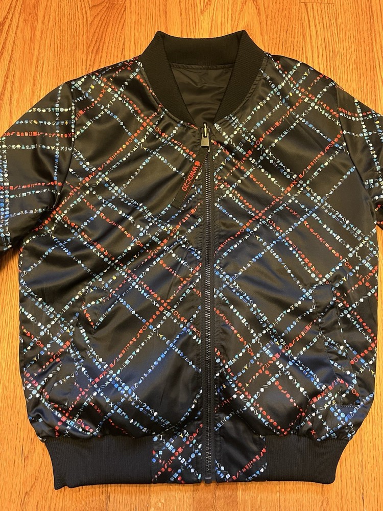 APPLE WWDC 2020 BOMBER JACKET XS Black Extra Small Reversible Software iPad Apps