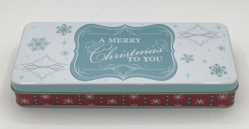 Christmas Cookie Candy Tin