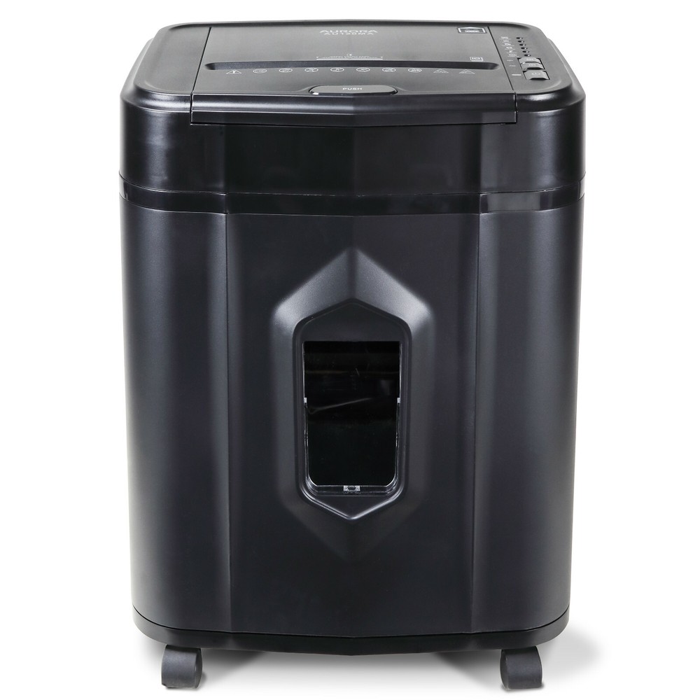 Aurora GB 120-Sheet Auto Feed Micro-Cut Paper Shredder with Pullout Basket