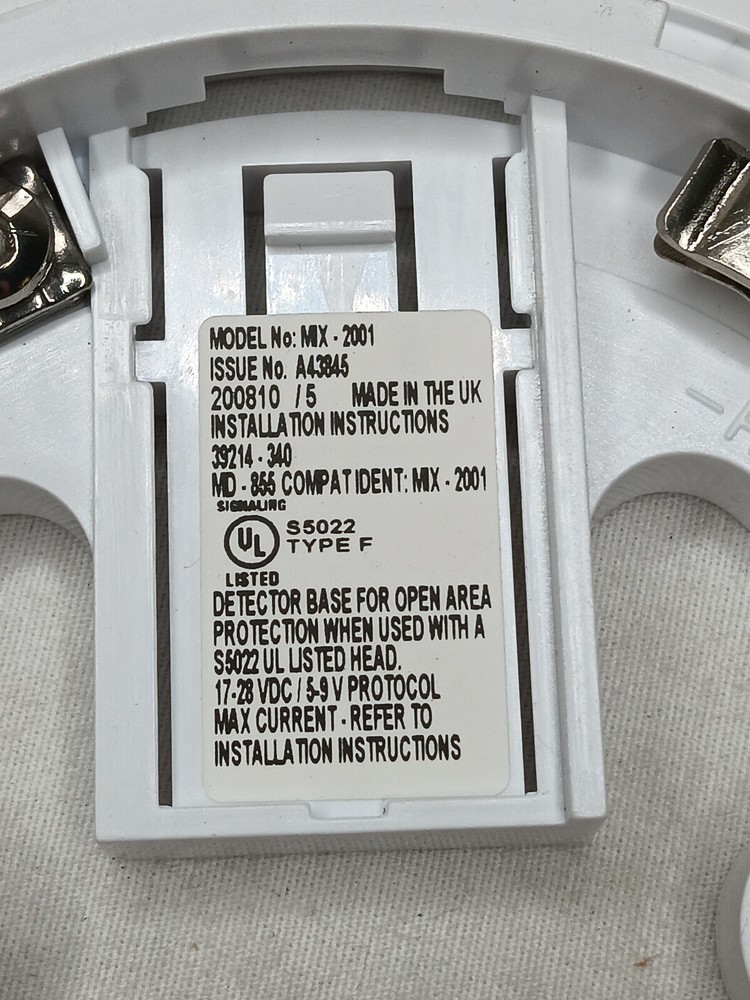 Mircom MIX-2001 6" E-Z Fit Base