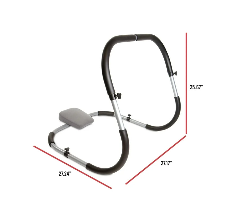 AB Trainer Abdominal Machine Exercise Crunch Roller Workout Exerciser, Home Gym