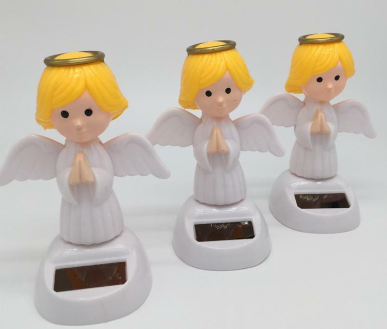 Solar automobile decoration automatic Angel decoration
