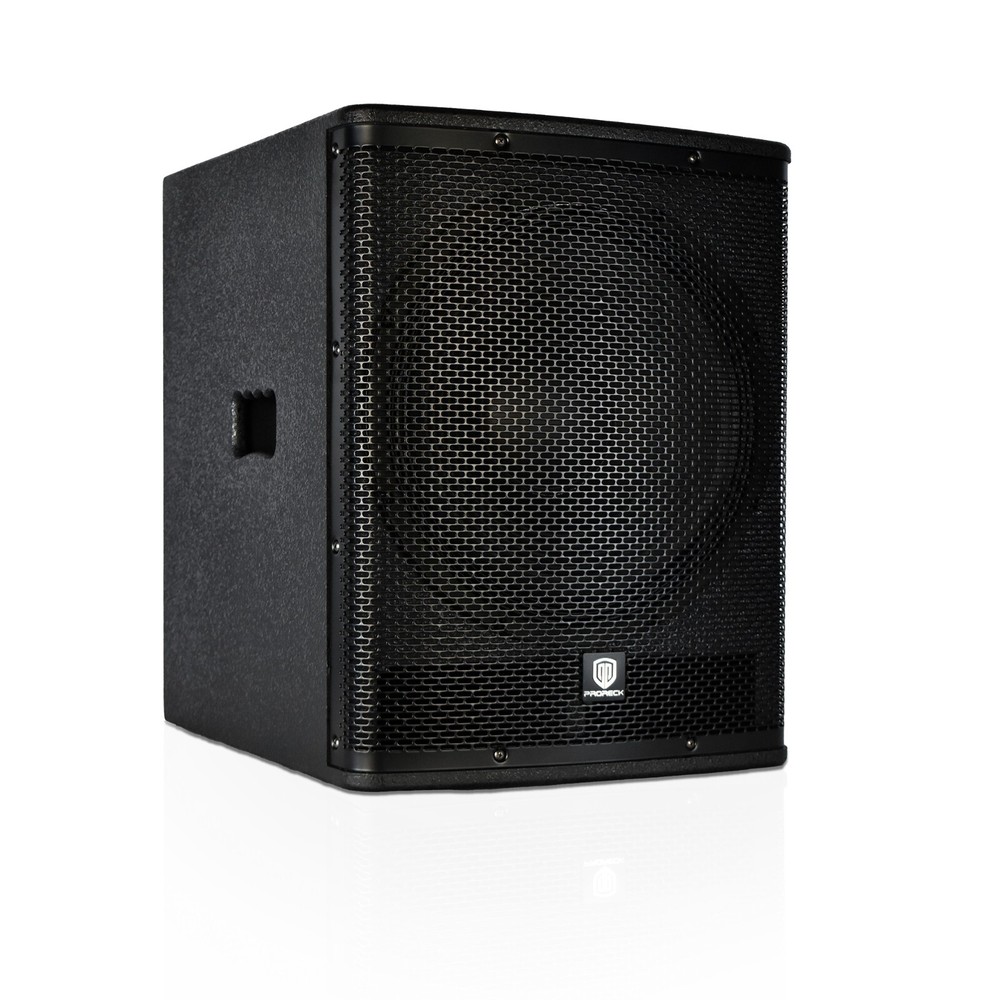 PRORECK 2000W Active Powered DJ 15 inch Subwoofer with Class-D Amp