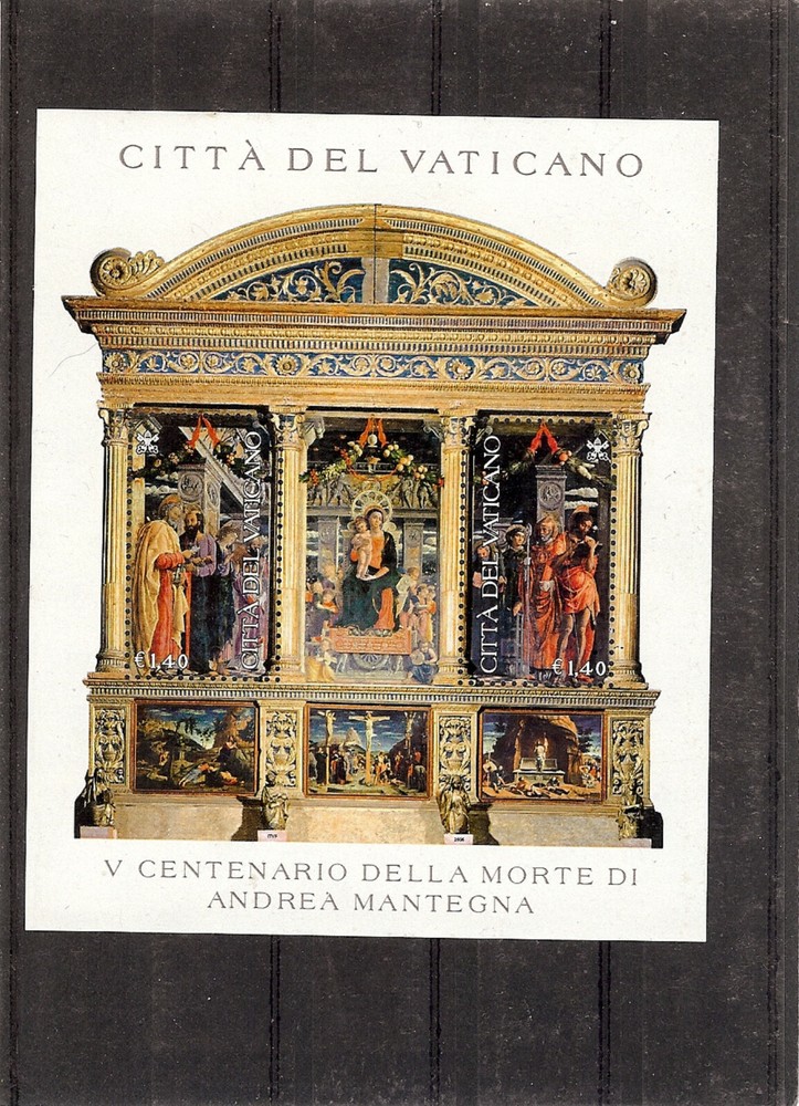 (BL27) Vatican 2006 Andrea Mantegna  MNH