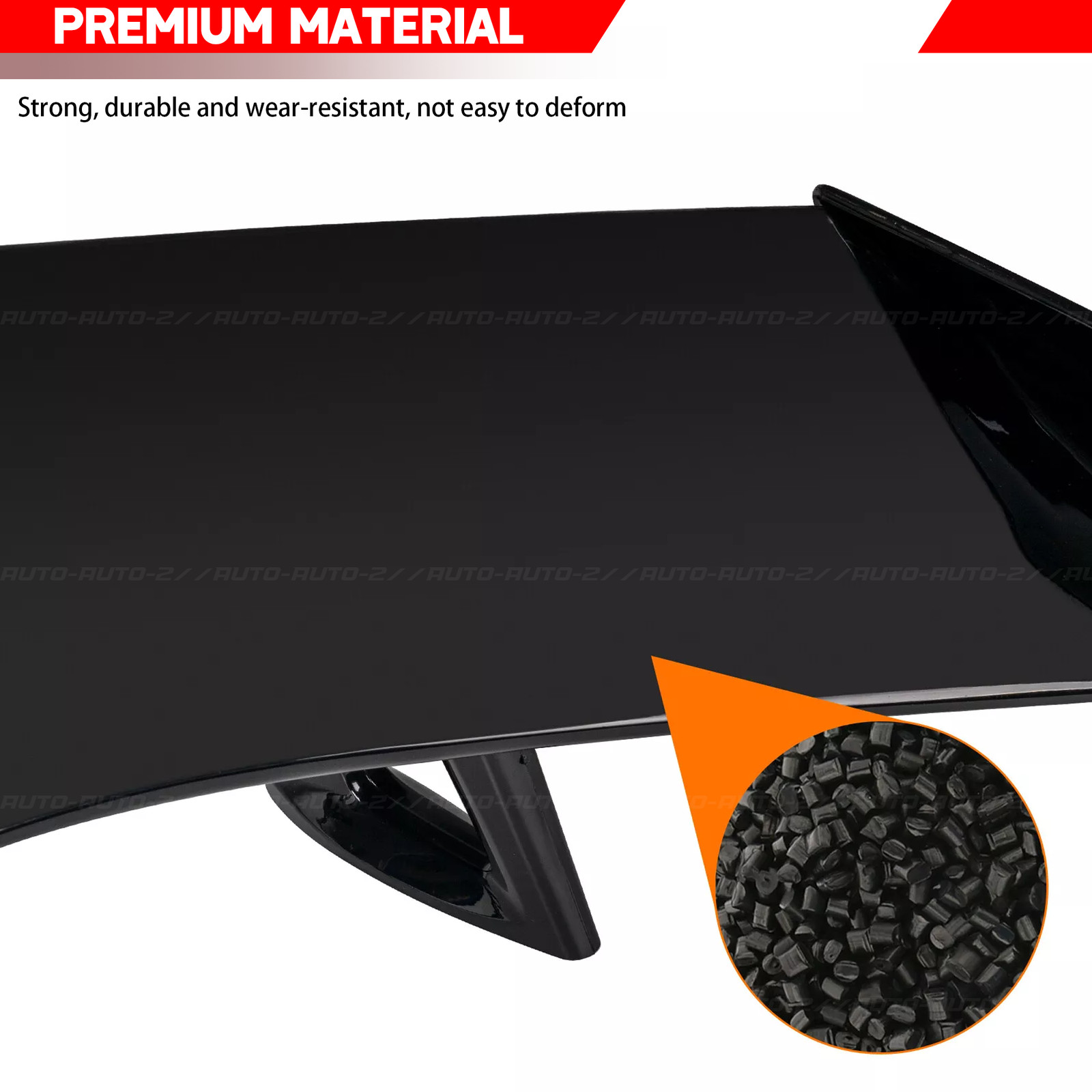Trunk Spoiler Wing Gloss Black For Chevy Camaro ZL1 1LE Style LT RS SS 2016-2024