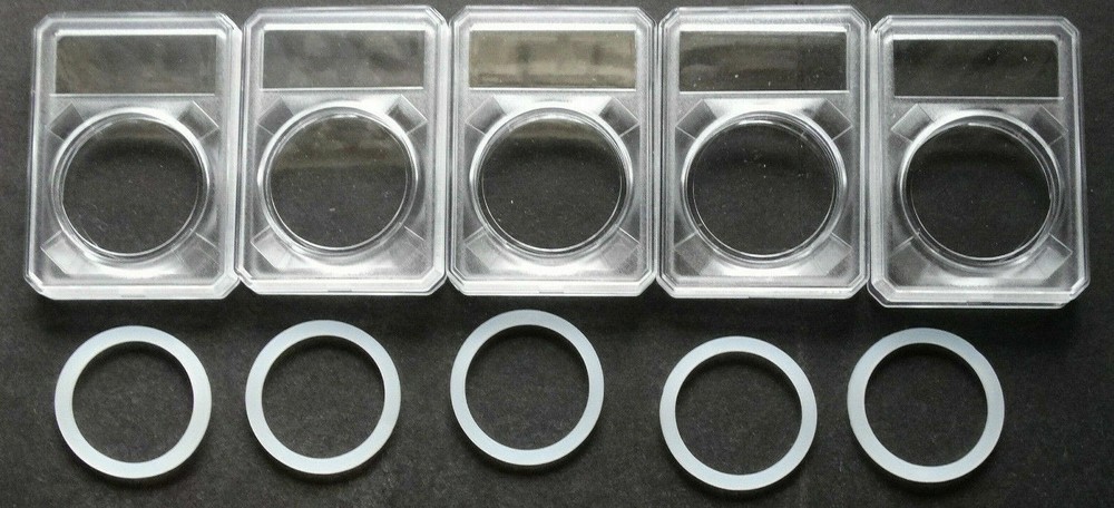 (5) Guardhouse Defender Large Dollar Coin Display Slab Holder with Insert