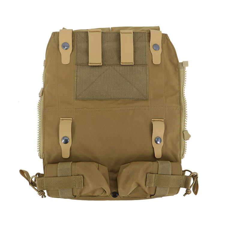 Tactical Vest Pouch Bag Zip Back Panel 2.0 Version for JPC AVS