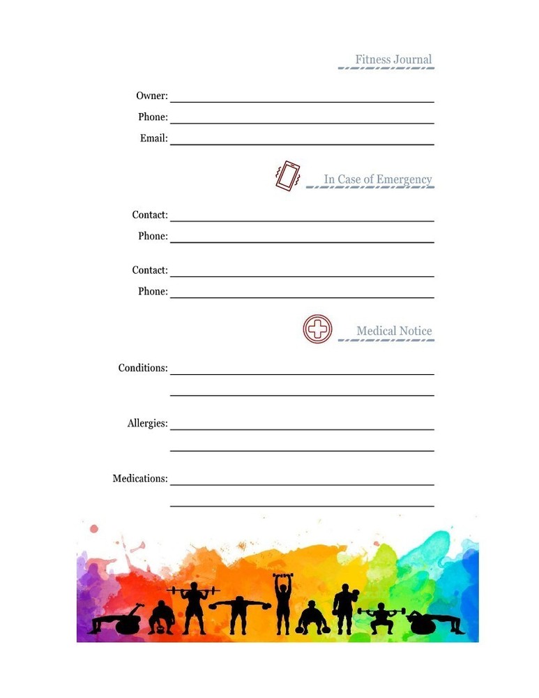 Ultimate Edition Fitness Journal, Workout Record, Progress Tracker, Diary