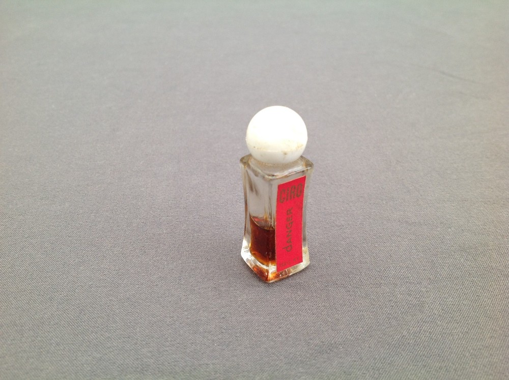 Vintage Ciro Danger Perfume Bottle