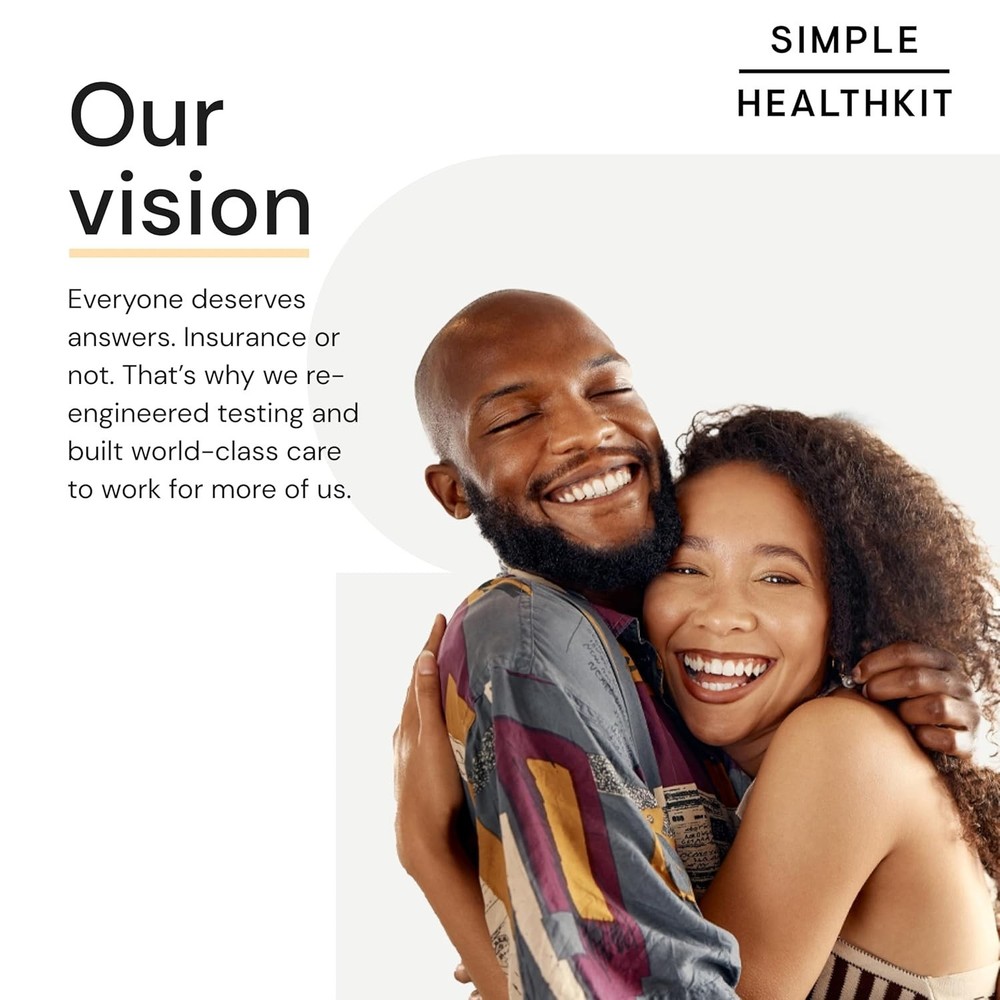 Physician Approved STD Kit: Chlamydia, Gonorrhea, Trich - HSA/FSA Eligible