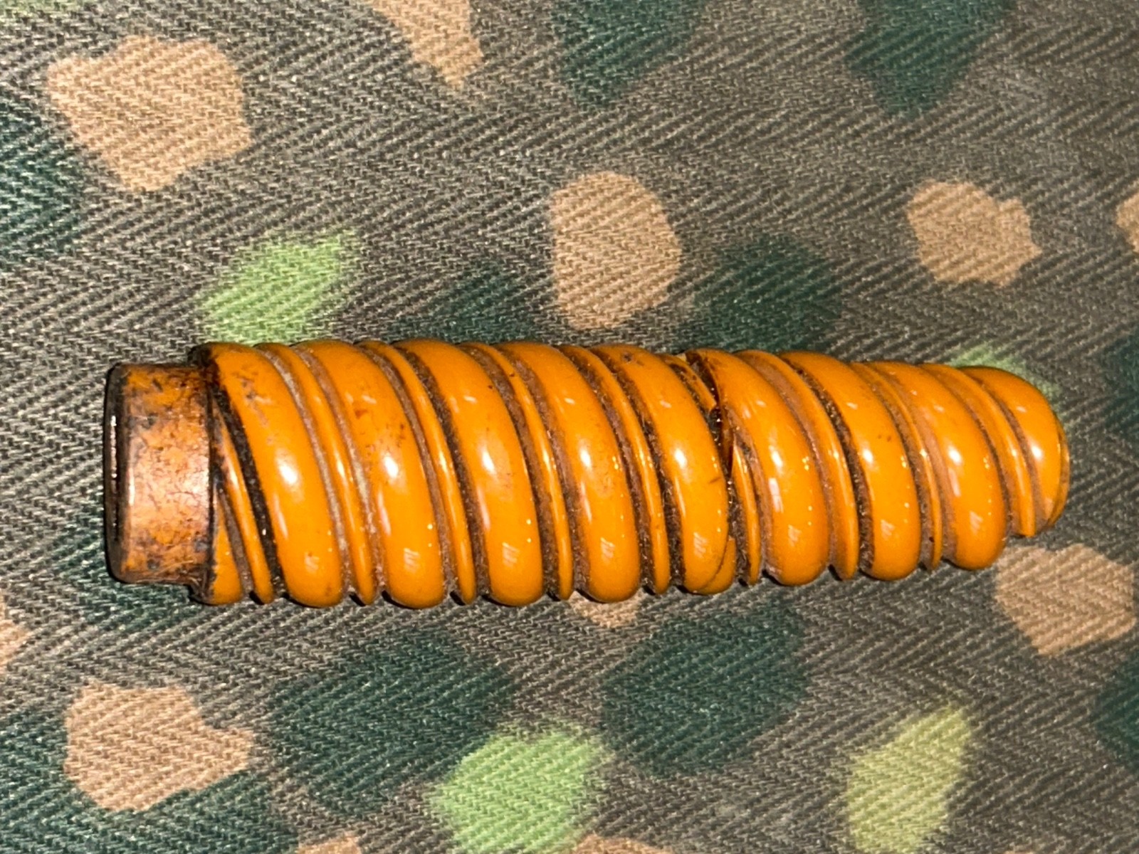 Nice Original German WW2 Orange Heer Army Dagger Grip
