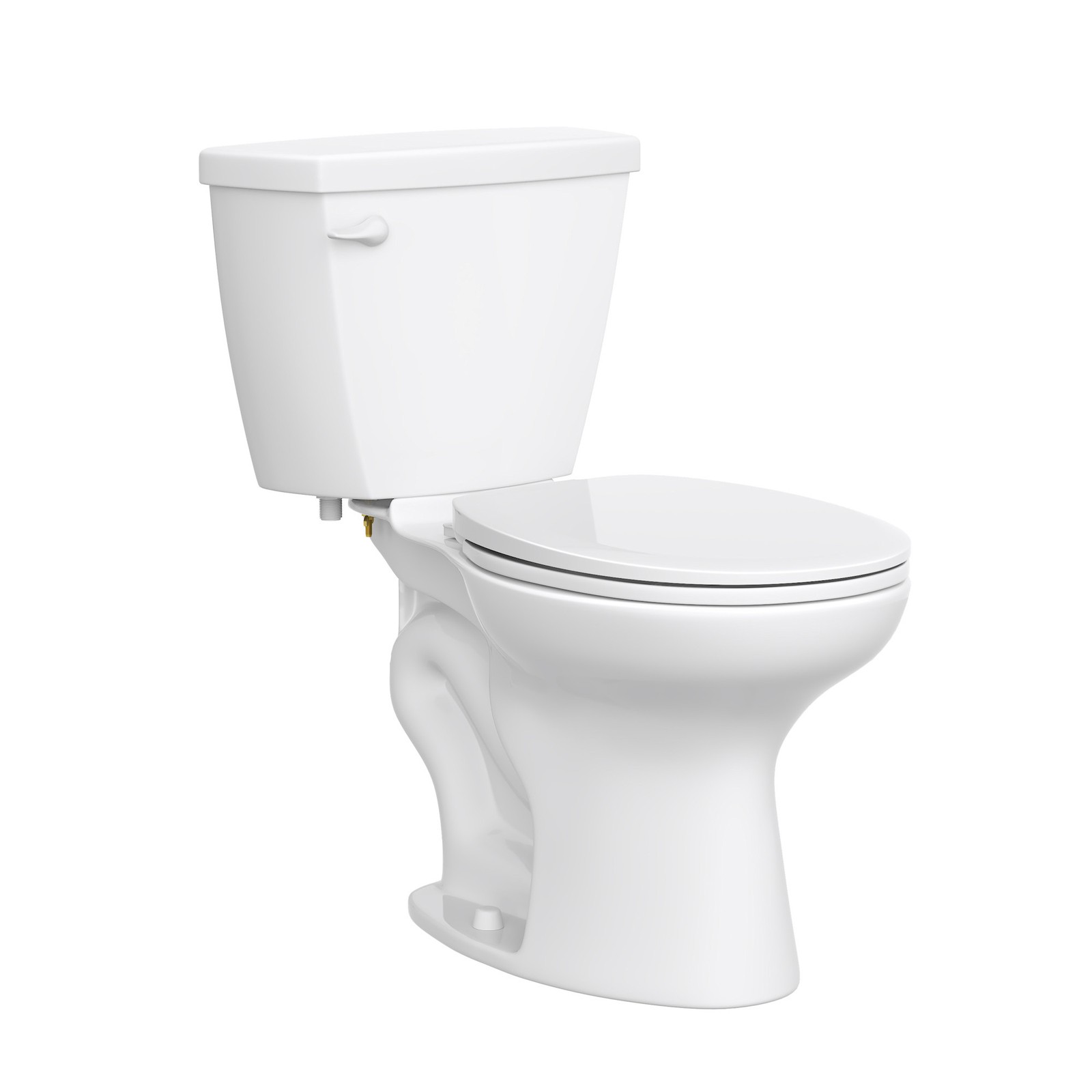 PROFLO PFCT300HE 1.28 GPF Two Piece Round Toilet - White
