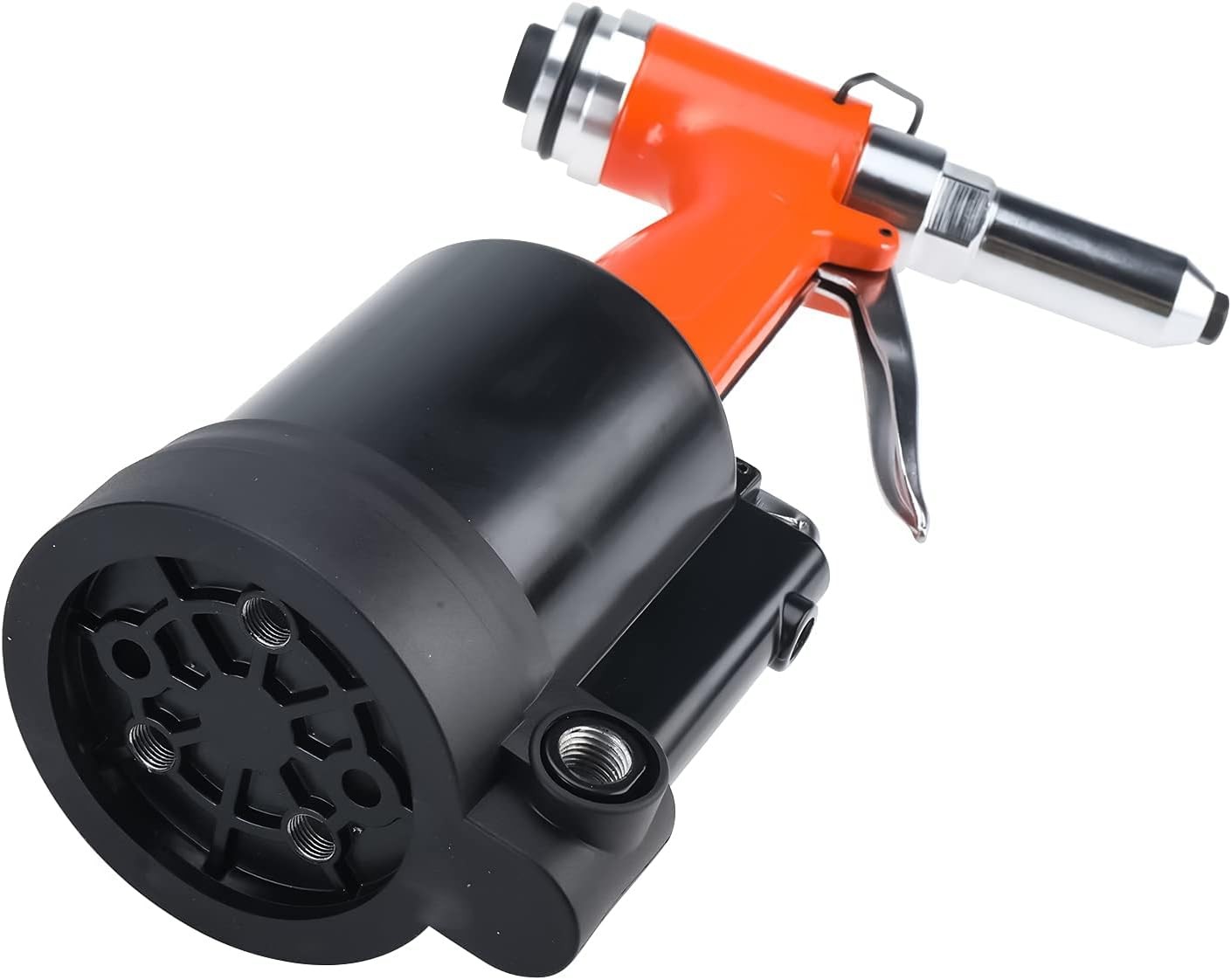 Air Pneumatic Pop Rivet Gun Hydraulic Rivet w/ 1/8" 5/32" 3/16" 1/4" Nose Pieces