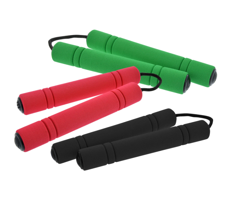 New Ninja Toy Kid Foam Nunchakus 18.5"~ Red, Black, Green ~ Choose Color ~ Qty 1
