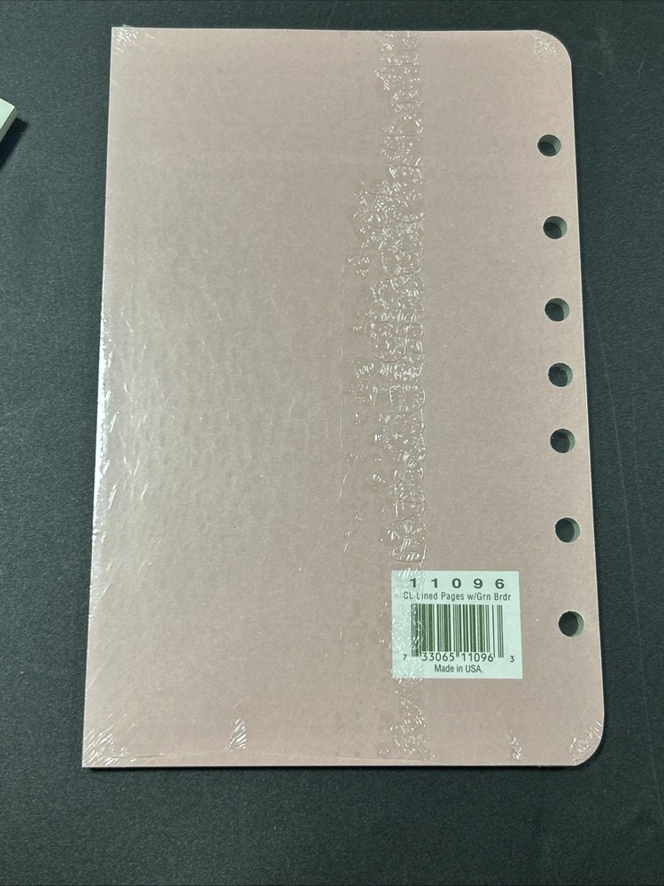3 Franklin Covey Planner Classic Lined Pages Refill Classic 50 Sheets Plus Graph