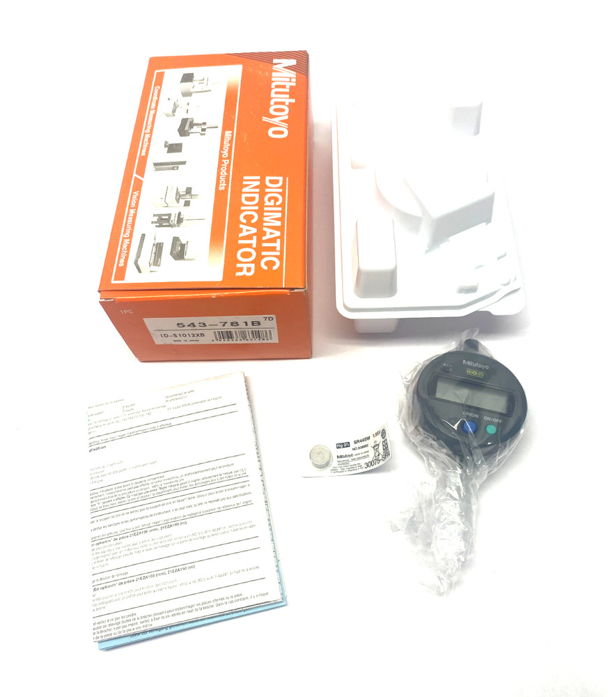 Mitutoyo 543-781B ABSOLUTE Digimatic Indicator ID-S1012XB 12.7mm Range