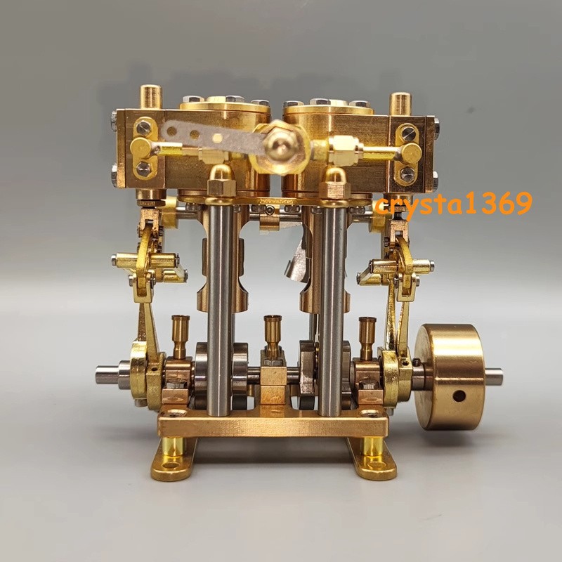 Twin Cylinder Steam Engine Model Reciprocating RC Ship Model Power DIY Model