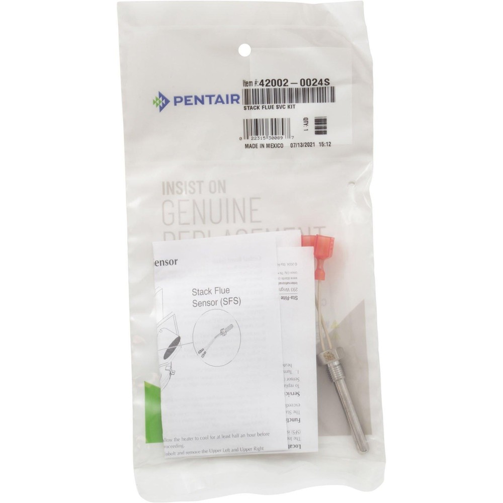 Pentair 42002-0024S Stack Flue Sensor for Max-E-Therm/MasterTemp