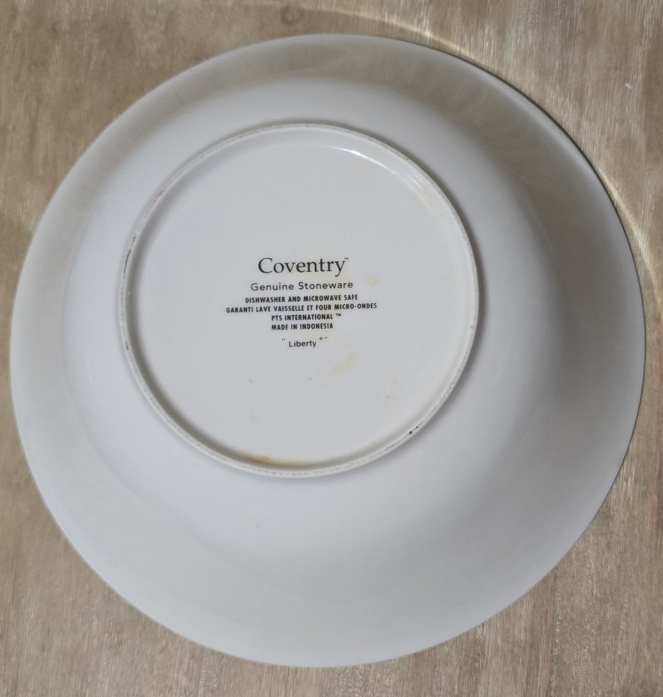 Coventry Genuine Stoneware Liberty Pattern Pasta/Vegetable Bowl Replacement