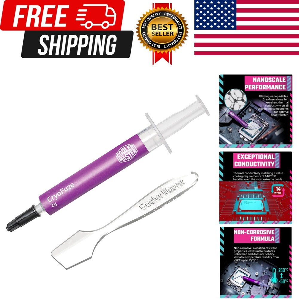 CryoFuze  Performance Thermal Paste, Nanoparticles, | 2 Grams | Thermal Compo...