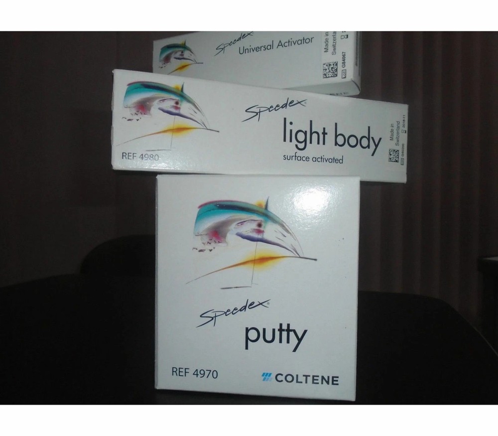 Coltene Speedex Impression Putty Set Putty Activator Light Body Dental