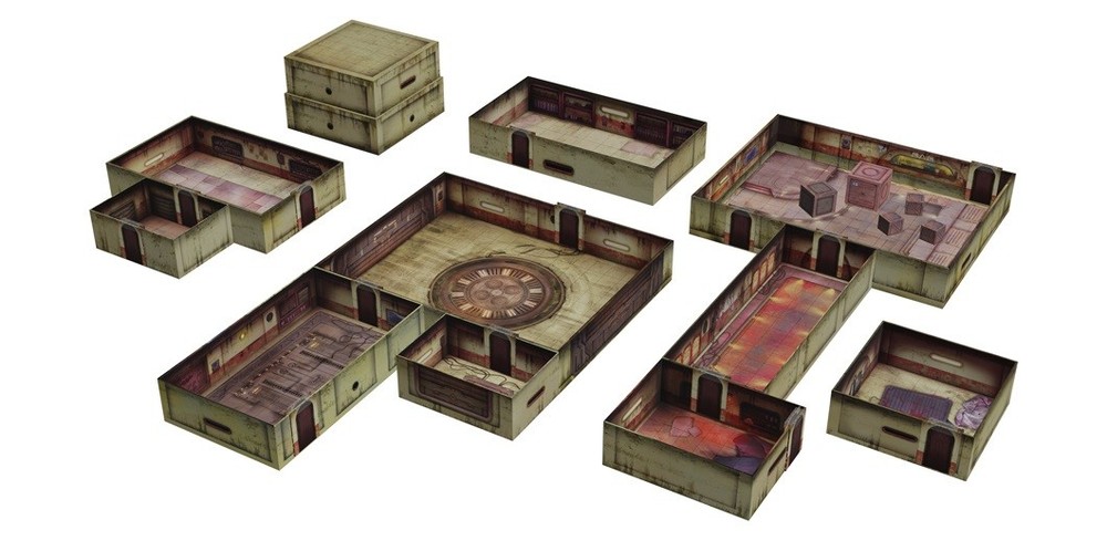 Gale Force Nine: Tenfold Dungeon - Smuggler's Den - Modular Terrain Set