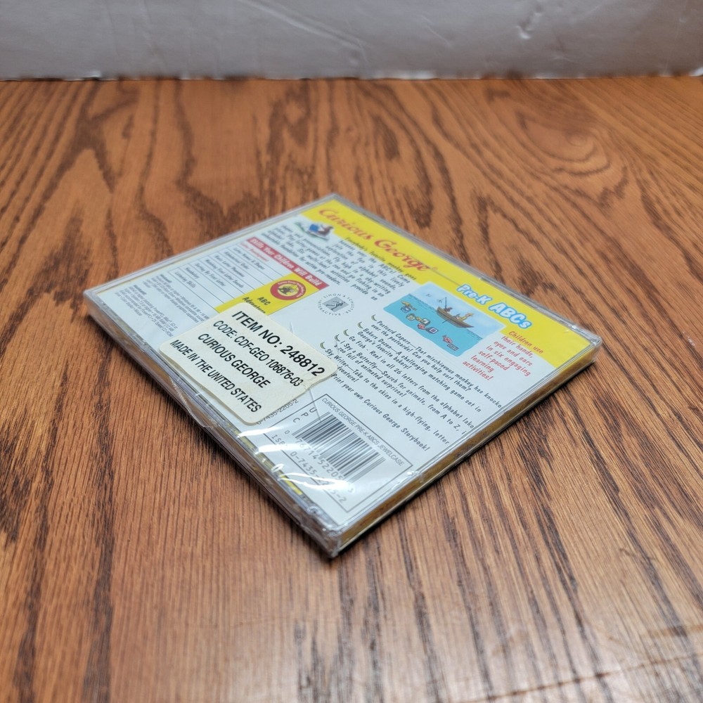 Curious George Pre-K ABC's (CD-Rom 2000) Simon& Schuster (Windows and Mac)