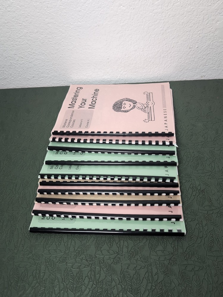 Mastering Your Machine Marlene Correspondence Courses Course #1 Lessons 1-10
