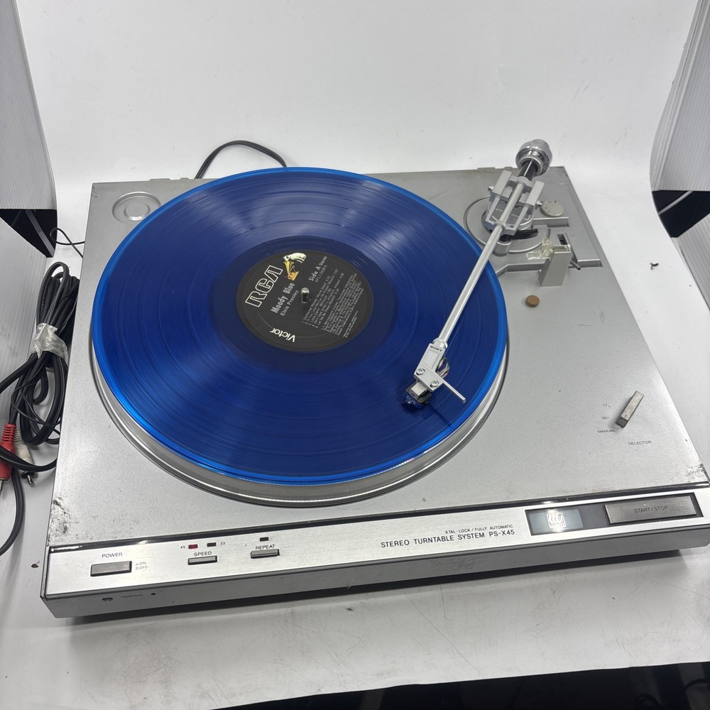 SONY PS-X45 Turntable WORKS Missing One Leg
