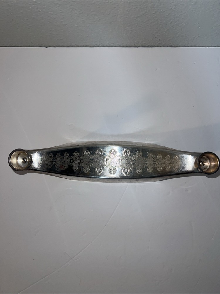 Vintage 1970s WMF Ikora Silverplated 2-Light Candleholder Leuchter #4923 Germany