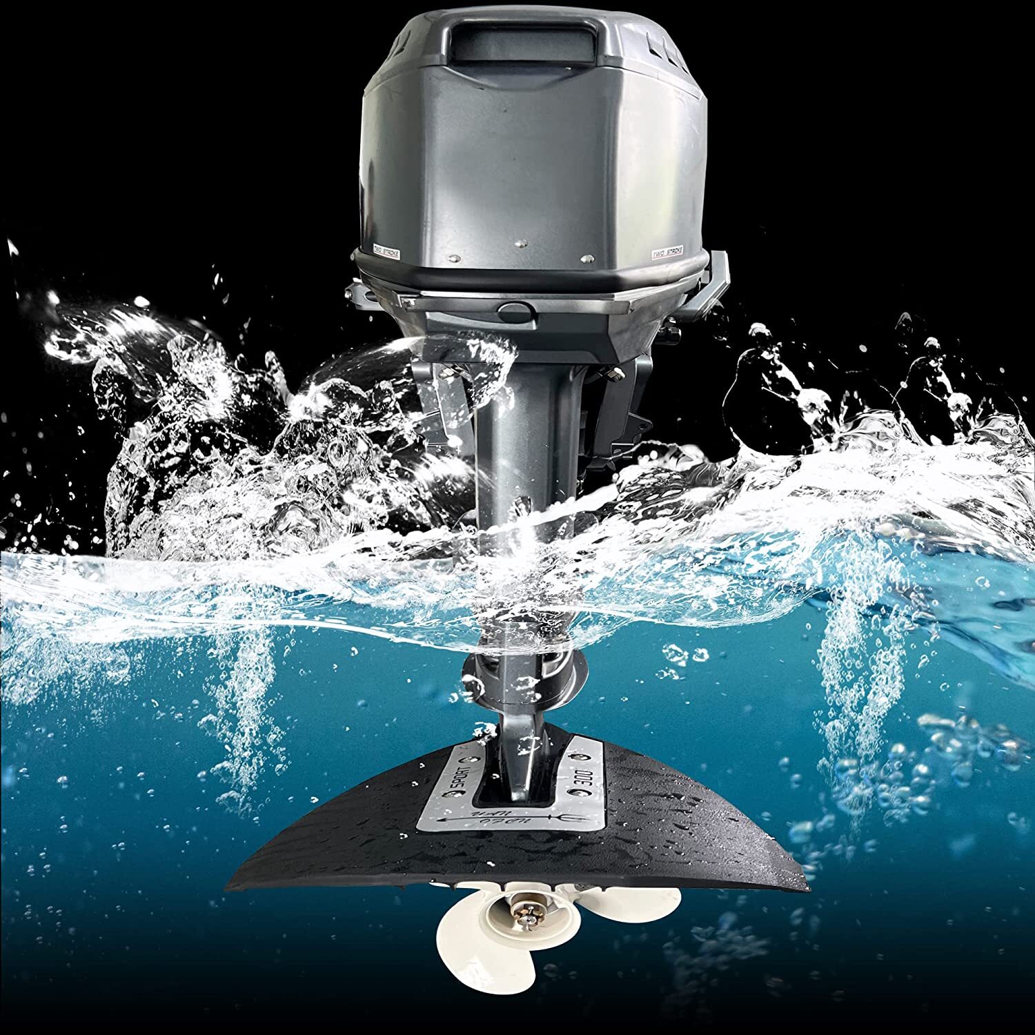 Hydrofoil Stabilizer for Most Yamaha Mercury Johnson Outboard 40-350 HP Engines