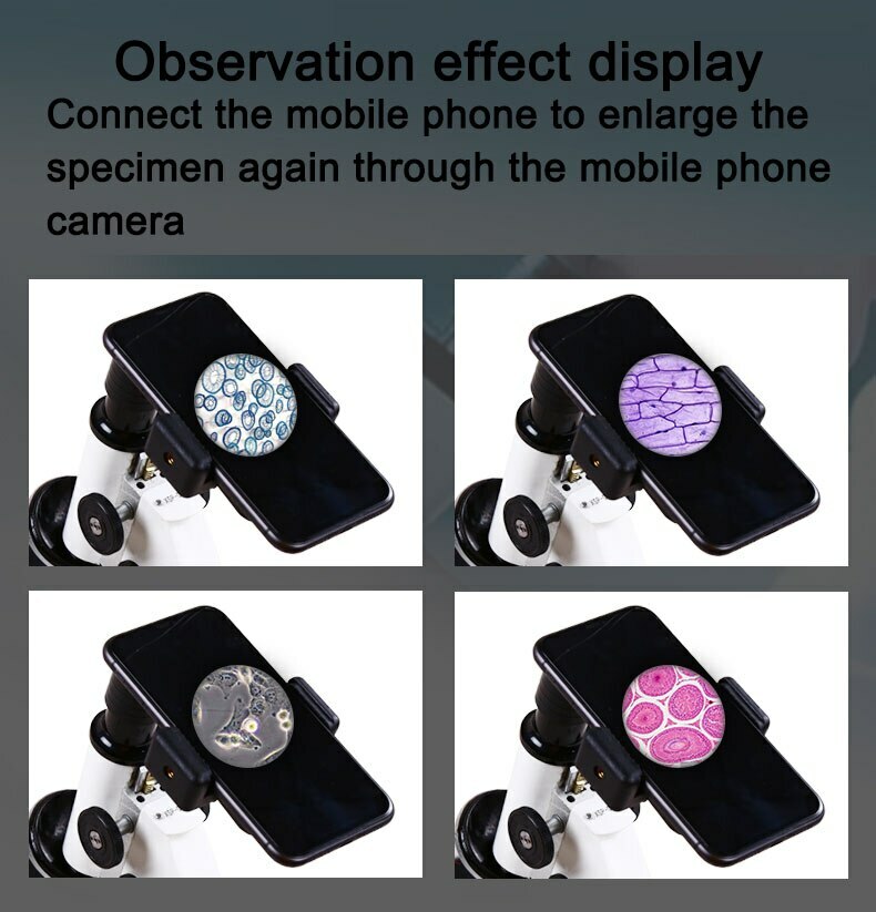Optical Professional Biological Microscope 40-10000X High Magnification Microbe