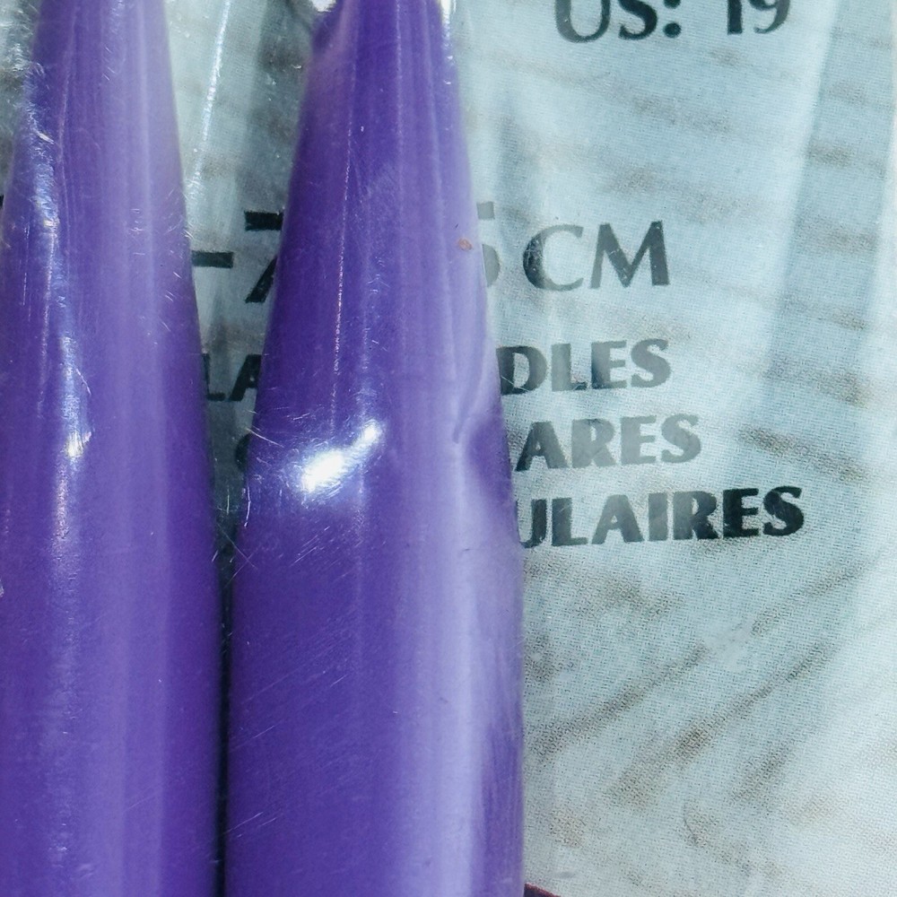 Wrights Boye Size US19 Circular Plastic Knitting Needles