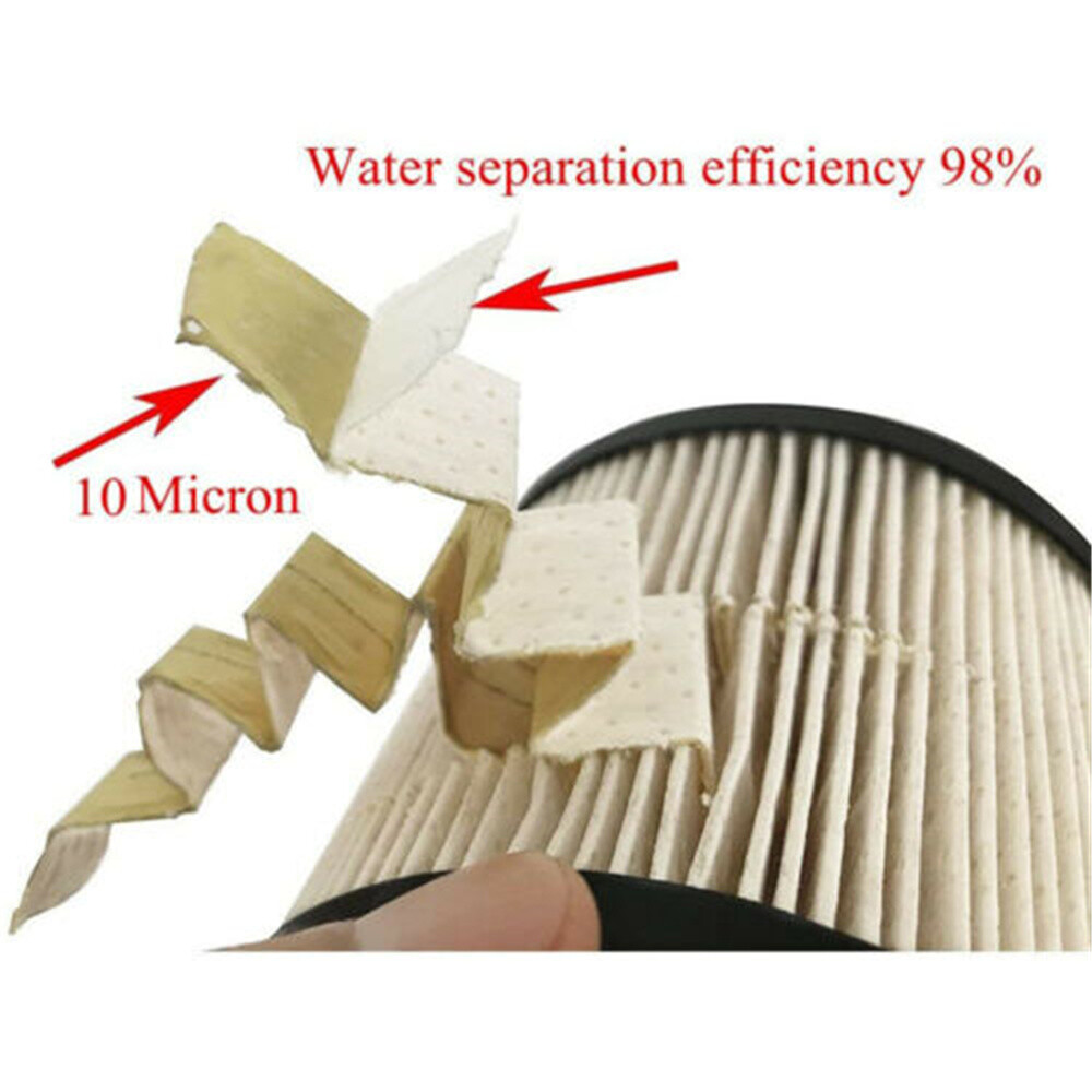 4pcs R12T 10 Micron Fuel Filter / Water Separator Replacement Element