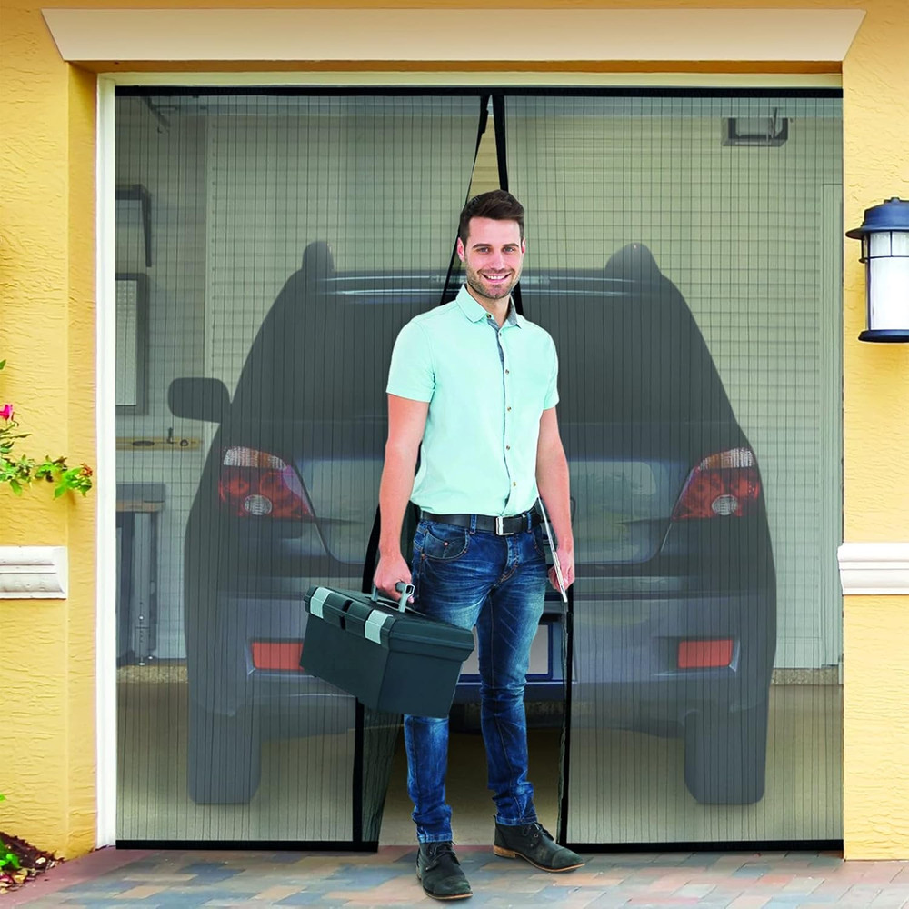 Single Garage Door Screen, 7'X8'