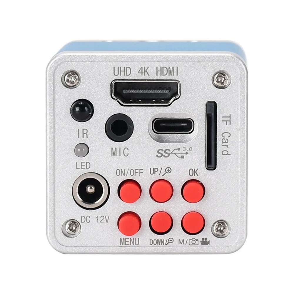 HY-6110 4K UHD Microscope Camera Camera USB Camera with 32G TF Card