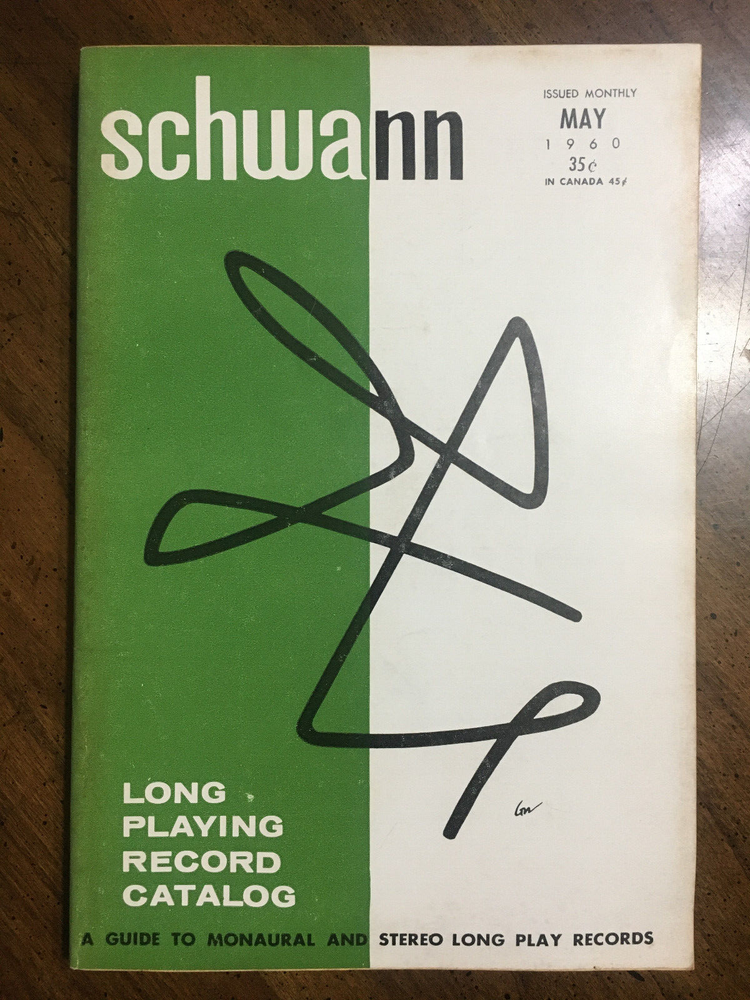 Schwann Long Playing Record Catalog. May, 1960 issue