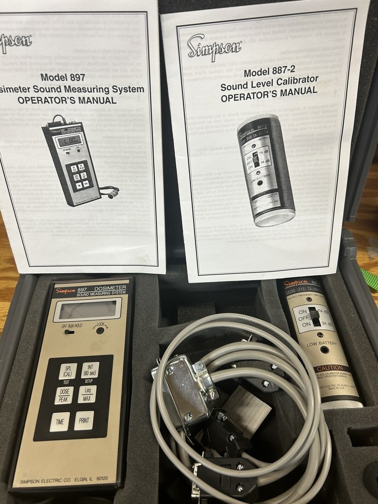 Simpson Model 897 Sound Measuring System