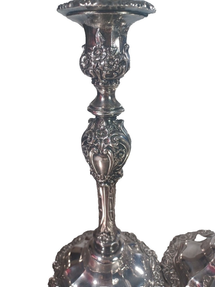 International Silver Countess Tea Coffee Service 7 Pc Set With Rare Candlesticks