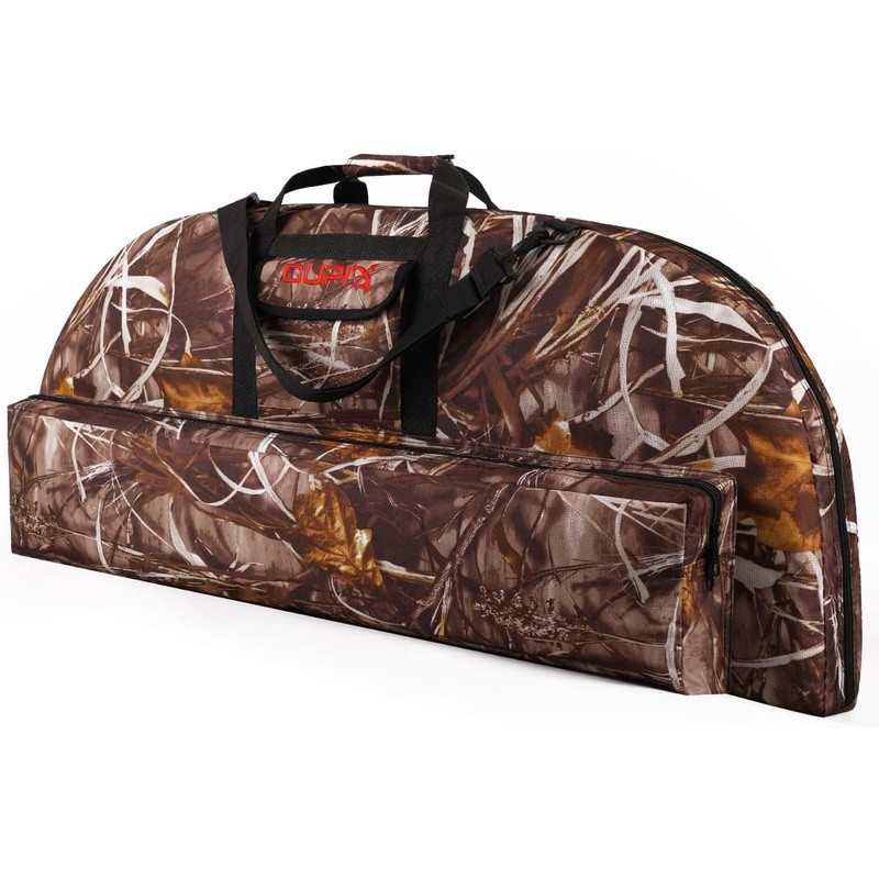 Lightweight Compound Bow Bag W/ Backpack Straps Accessories Pocket Soft Padding