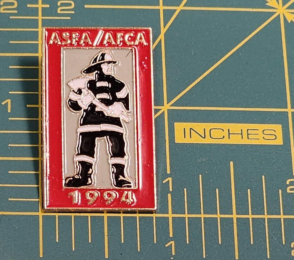 ASFA/ AFCA Firefighter Conference Lapel Pin