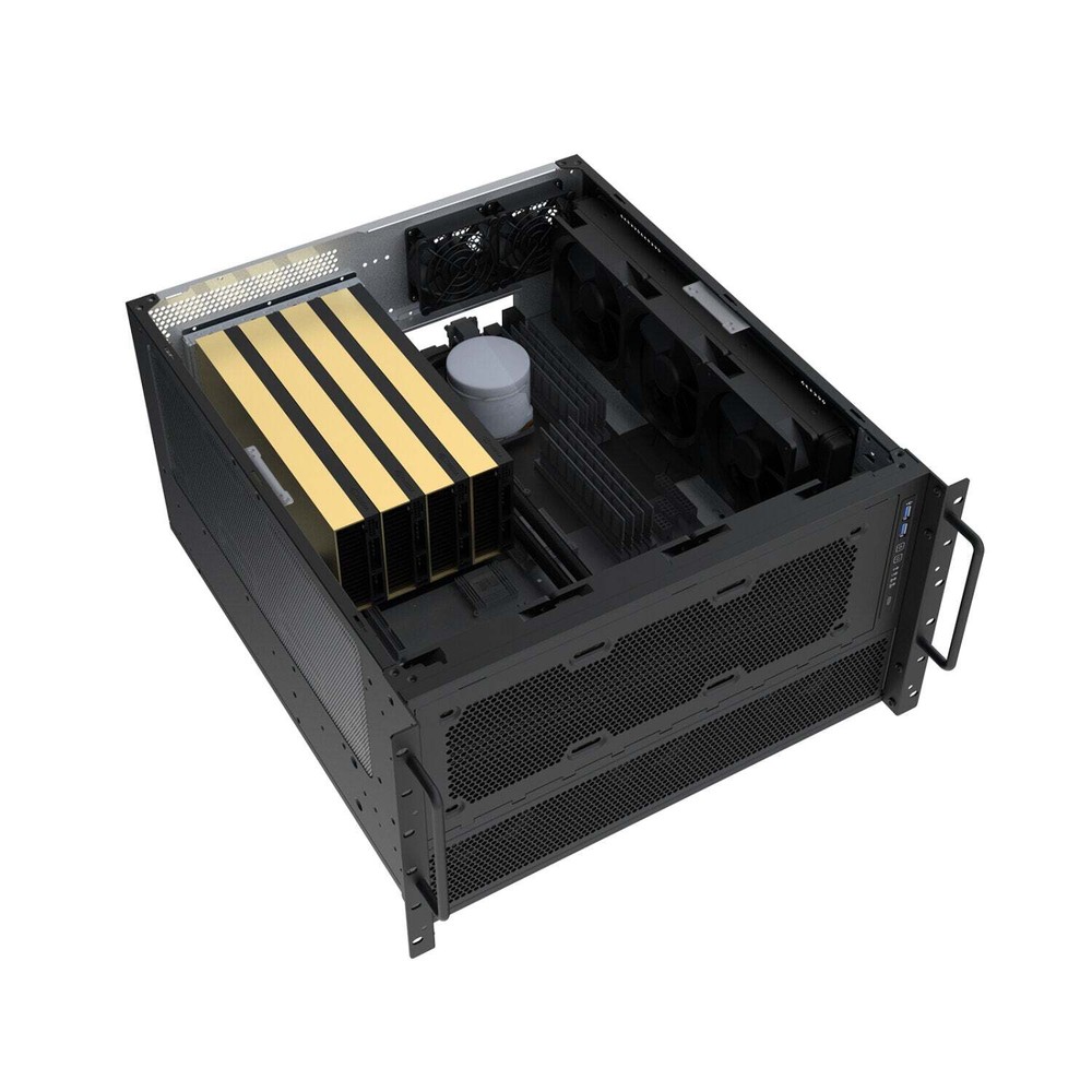 SilverStone RM600 6U Rackmount Chassis featuring Dual PSU Compatibility