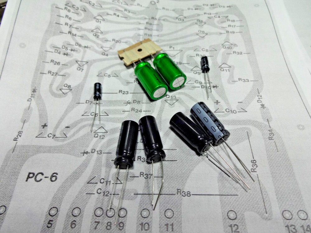 HAFLER DH-200  PC-6 ELECTROLYTIC CAPACITOR   KIT