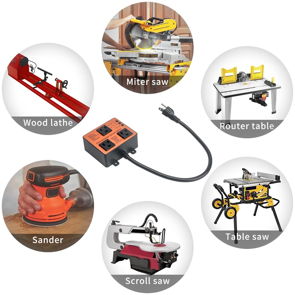 Automatic Vacuum Switch Dust Control Autoswitch For More Power Tools Delay Vacuu