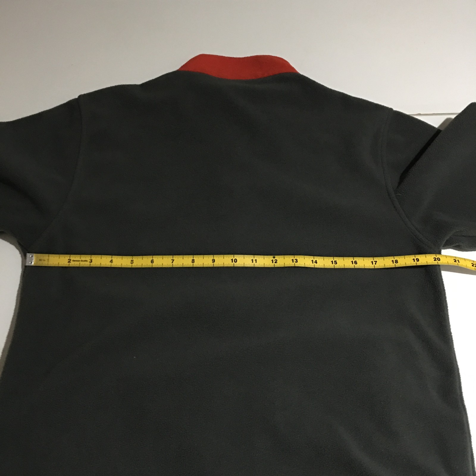 Burger King Employee Fleece Jacket Men Size Small Gray Uniform