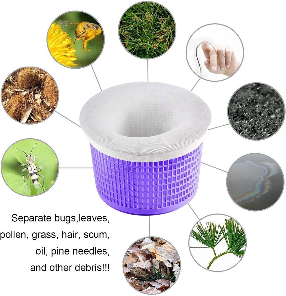 30-Pack Pool Filter Socks - Protect Your Pump & Clean Debris Easily