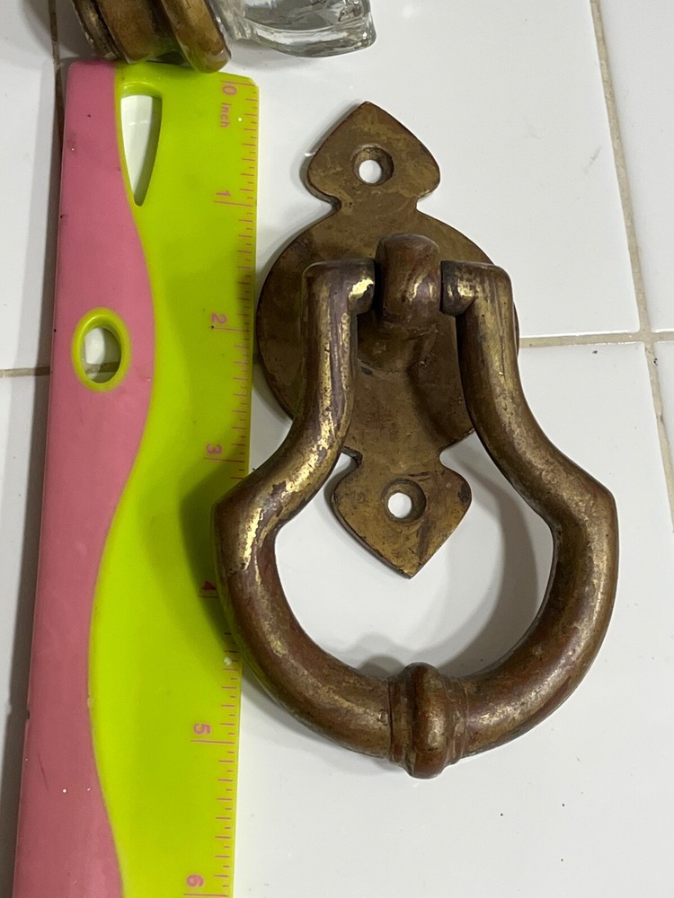 Antique marbled handle door knobs lock brass glass knob & knocker 032725@