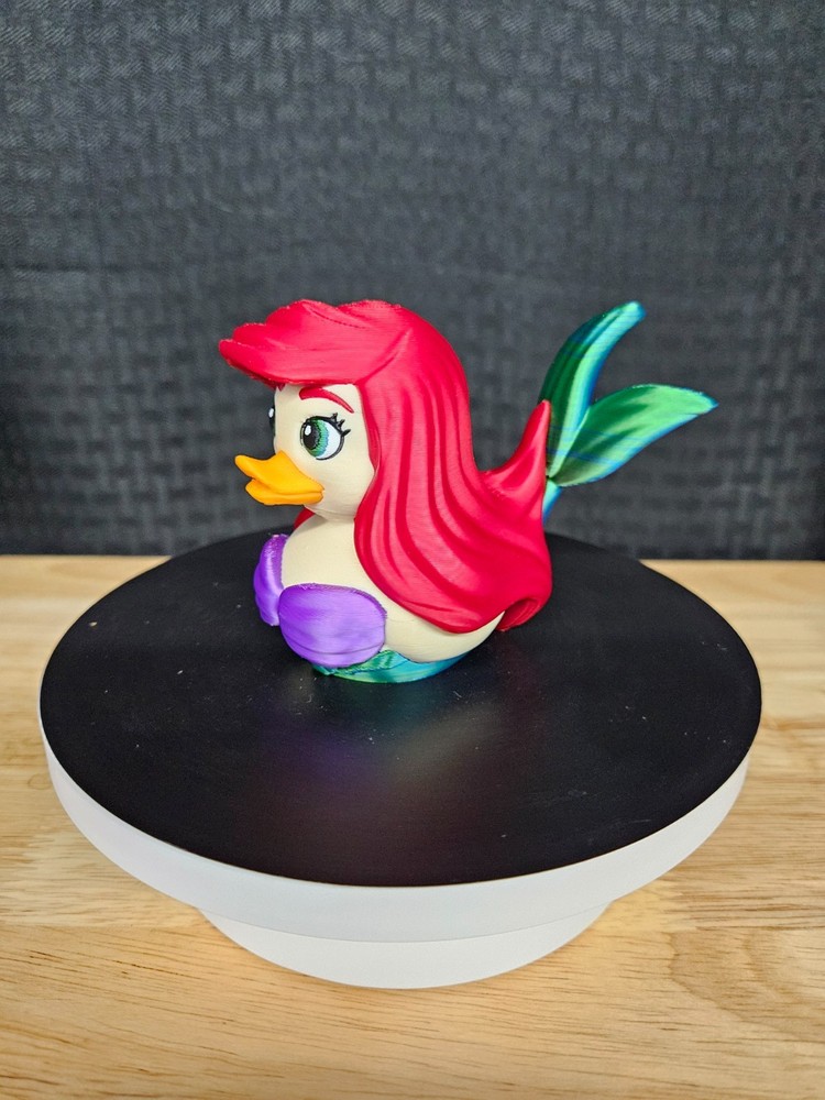 Ariel Duck, Little Mermaid, 3D Printed, Ducks, Ducking, DuckDuckJeep