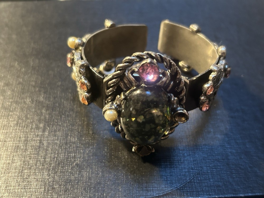Vintage Goth Style Cuff Bracelet