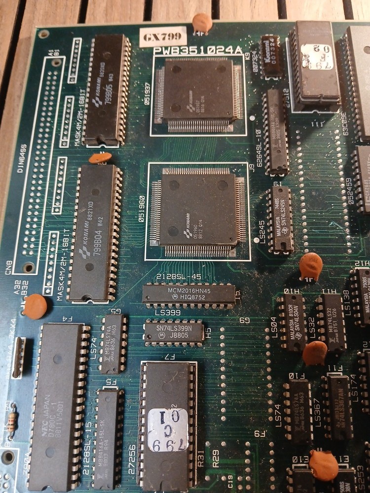 The Main Event PCB Jamma Video Arcade Game KONAMI System 1988